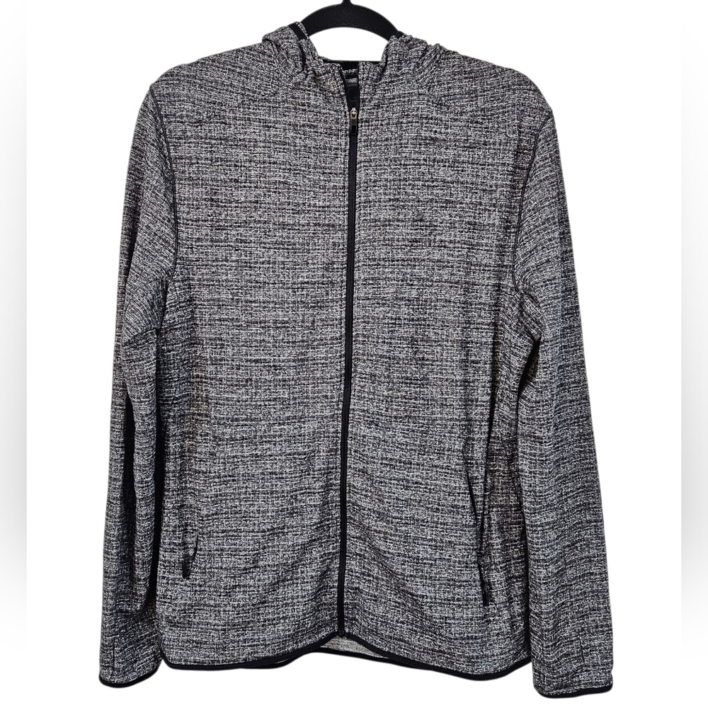 Lululemon Surge Warm Full Zip Jacket Heathered Black Size M